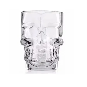 Caneca De Vidro Vitrizi Caveira Para Chopp 540ml