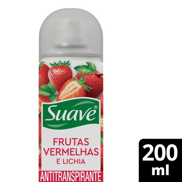 Desodorante Aerossol Suave Frutas Vermelhas e Lichia 200ml