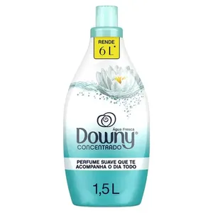 Amaciante de Roupa Concentrado Água Fresca Downy Frasco 1,5l