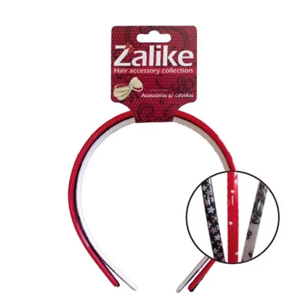 Kit Tiara Estampada Zalike Com 3 Unidades - 230