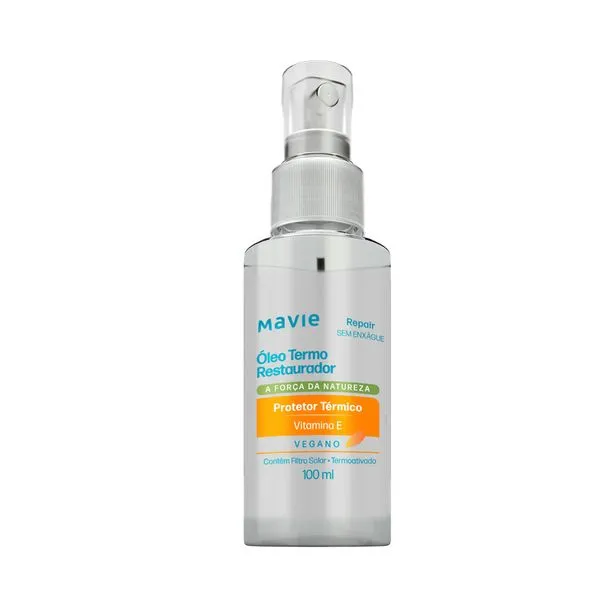 Óleo Capilar Mavie Vegano Termo Reconstrutor Repair 100ml