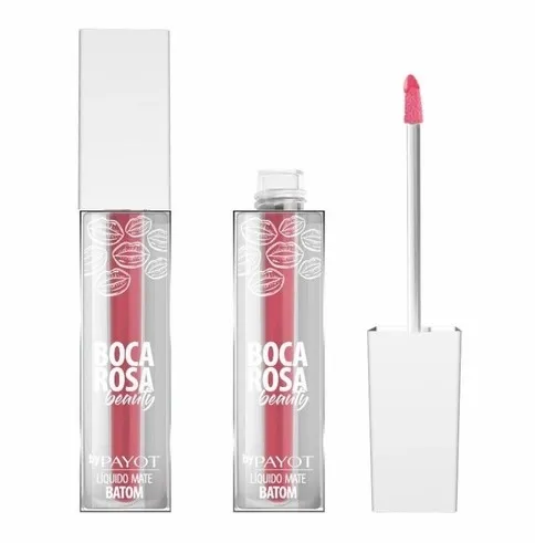 Batom Líquido Boca Rosa By Payot Matte Flamingo com 4ml