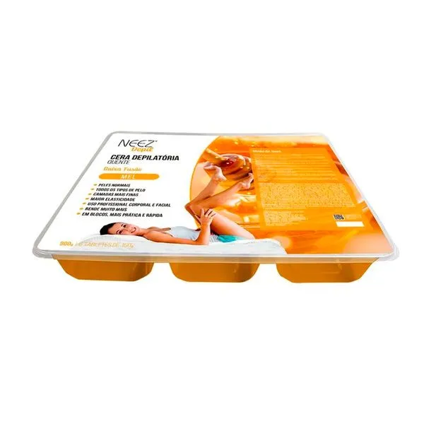 Cera Depilatória Quente Neez Depil Mel 900g