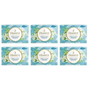 Kit Sabonete Em Barra Francis Neroli E Algas Marinhas 90g - 6 Unidades Sabonete Em Barra Francis Neroli E Algas Marinhas 90g