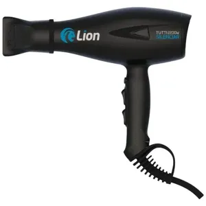 Secador De Cabelo Profissional Lion Tutti Silenciar 2200W 127V Preto (MP)