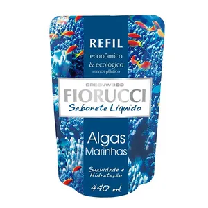Sabonete Líquido Al Marinhas 440ml Extrato de Algas Fiorucci Ref Sabonete Líquido Fiorucci Al Marinhas 440Ml - Fiorucci