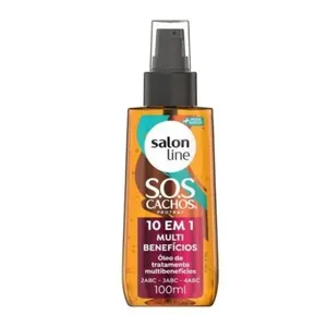 Óleo Sos Cachos 10 Em 1 Multibenefícios Salon Line 100ml
