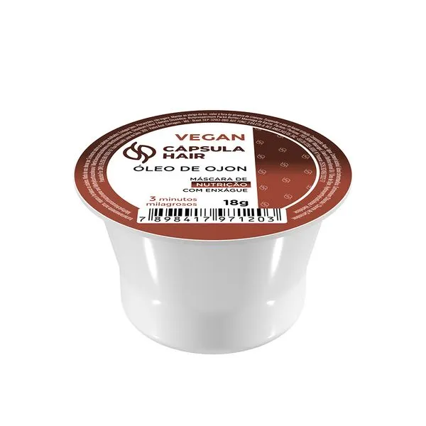Capsula Hair Hidratante Vegana Óleo De Ojon 18g