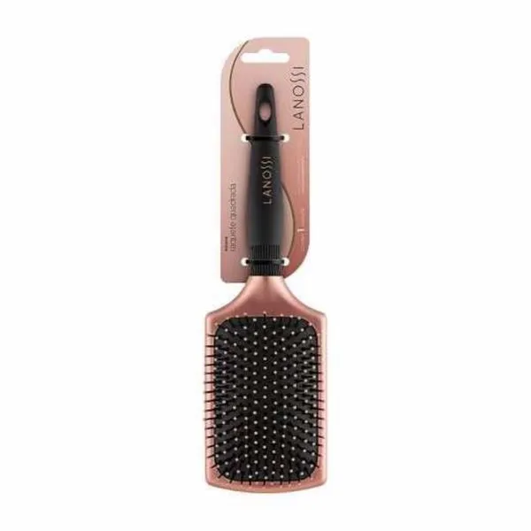 Lanossi Escova De Cabelo Bronzer Raquete Quadrada