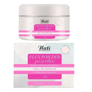 Pó Acrílico Nati Flex Powder Rosa 20g