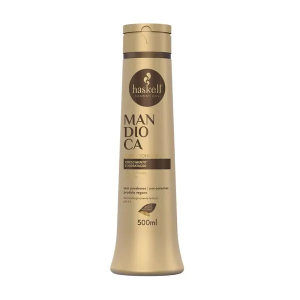 Condicionador Haskell Mandioca Força Crescimento 500 ml