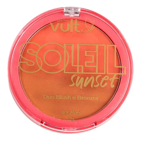 Blush Bronzer Vult Soleil Sunset Pó Compacto 6g