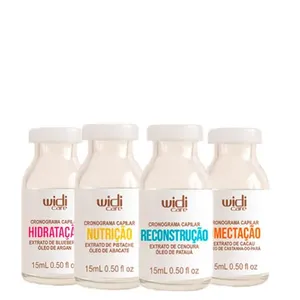 Kit Ampolas Widi Care Power Shot Cronograma Capilar 4x1 5ml Kit