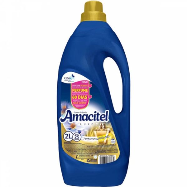 Amaciante De Roupa Amacitel Oceano Profundo 2L