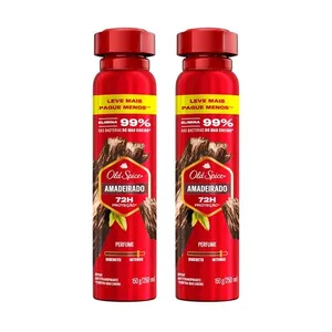 Kit Desodorante Aerosol Old Spice Amadeirado 250ml - 2 Unidades