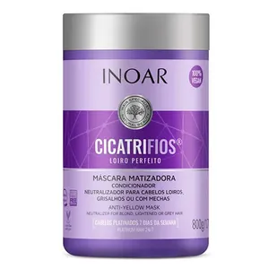 Máscara De Tratamento Capilar Inoar Cicatrifios Loiro Perfeito 800g