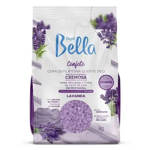 Cera Depilatória Depil Bella Confete Lavanda 1kg