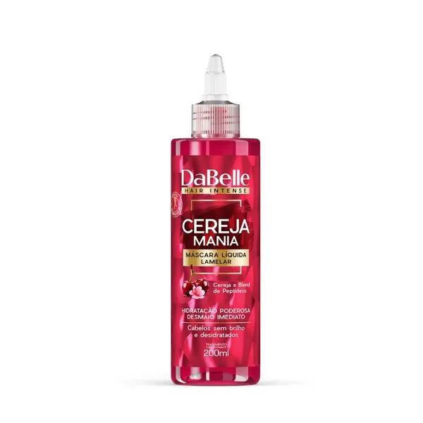 Máscara Líquida Lamelar DaBelle Cereja Mania 200ml