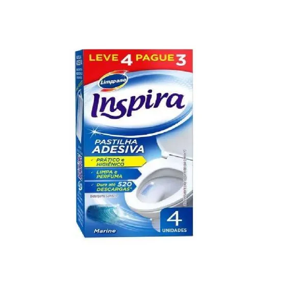 Kit Pastilha Sanitaria Inspira Marine Leve 4 Pague 3