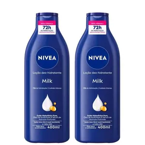 Kit Creme Hidratante Corporal Nívea Body Extra Seca 400ml - 2 Unidades