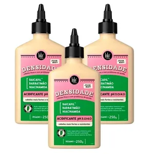 Kit 3 Cremes De Tratamento Lola Densidade Acidificante 250g