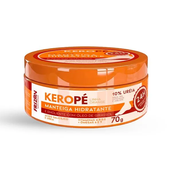 Creme Hidratante Para Os Pés Frizon Kero Pé Manteiga 70g