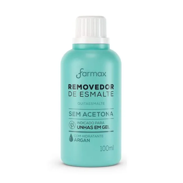 Removedor Farmax S/ Acetona Argan 100ml
