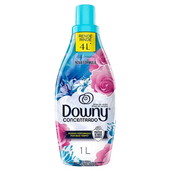 Amaciante de Roupa Concentrado Brisa de Verão Downy Frasco 1l