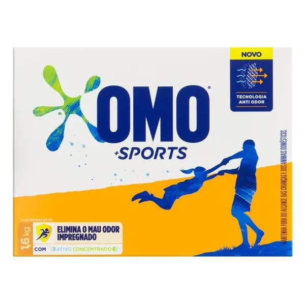 Sabão Em Pó Omo Sports 1.6kg