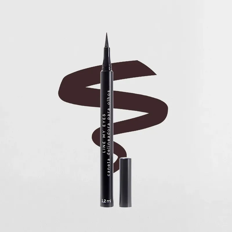 Caneta Delineadora Marrom - Line My Eyes Océane Edition 1,2ml