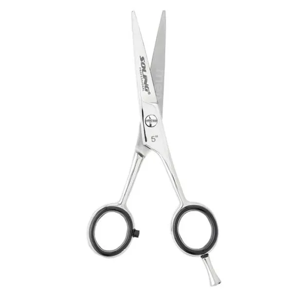 Tesoura Profissional Para Cabelos Soling Fio Navalha 5