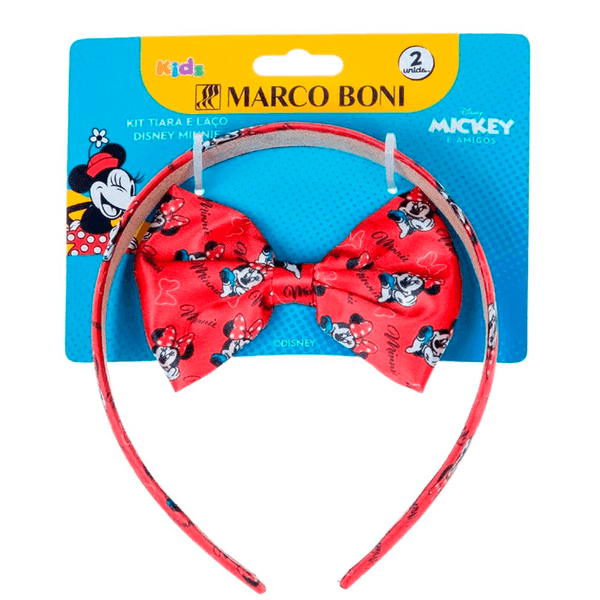 Tiara Marco Boni E Laço Disney Minnie