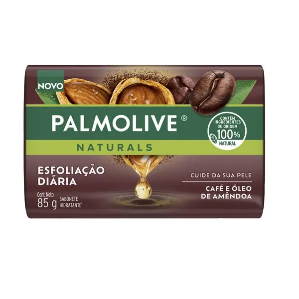Sabonete Em Barra Palmolive Café e Óleo De Amêndoa 85g