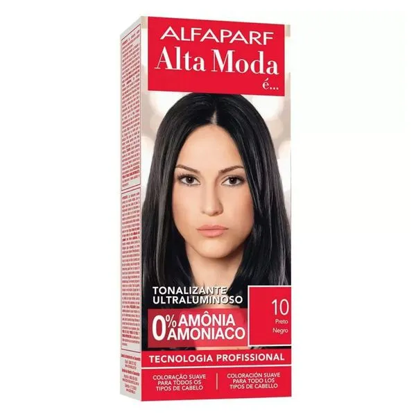Tintura Alta Moda Tonalizante 10 Preto