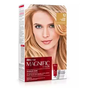 Kit Coloração Creme Amend Magnific Louro Claríssimo Natural 12