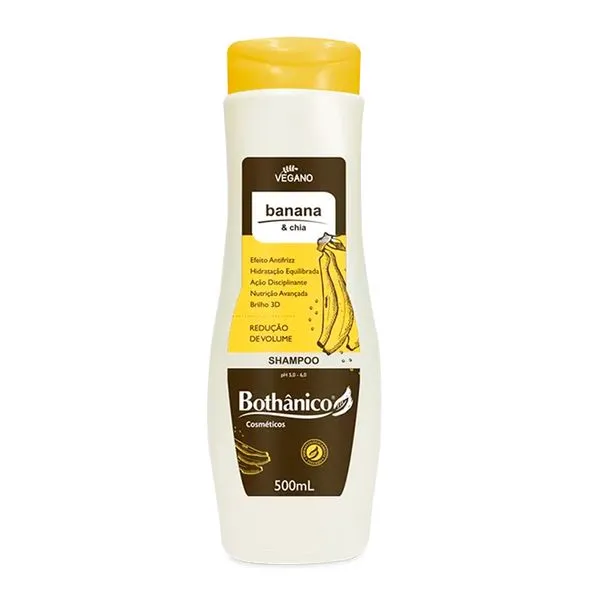 Shampoo Bothânico Hair Banana E Chia 500ml