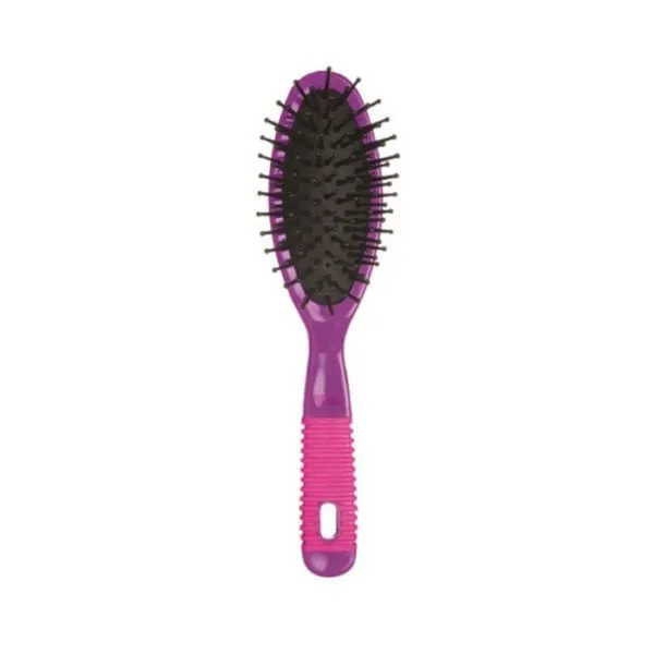 Escova Ricca Pequeno Pink/Purple Oval Ricca