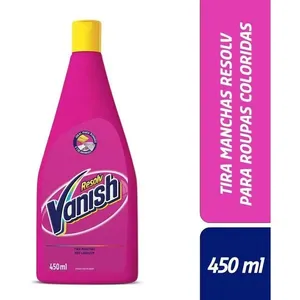 Tira Manchas Pré Lavagem Vanish Resolv 450ml para Roupas Coloridas