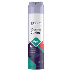 Desodorante Aerosol Above DermaClin Women Essencial 150ml Desodorante Antitranspirante Aerossol Above Women Derma Clinical Essencial 96H 150Ml