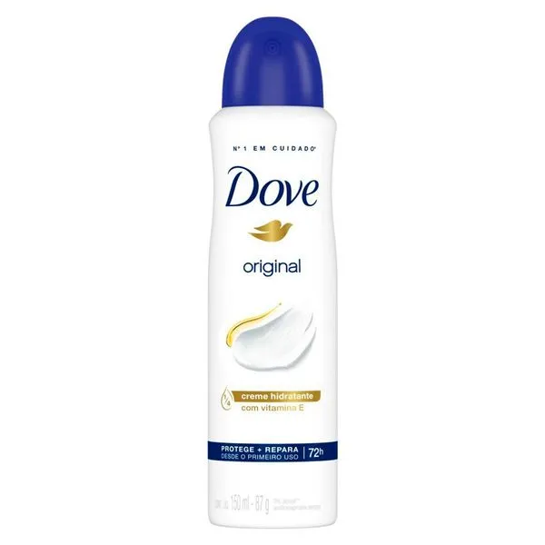 Kit c/4 Unidades de Desodorante Aerosol Dove Original 150ml