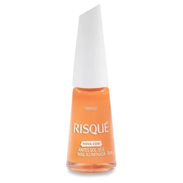 Esmalte Risqué Cremoso Ultrabrilho Antes Sol que Mal Iluminada 8ml