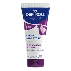 Creme Depilatório Facial Depi Roll Argan Oil 50g