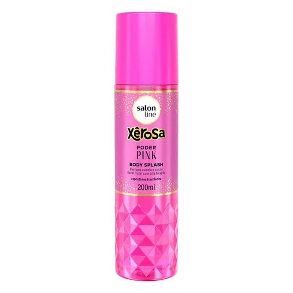 Body Splash Salon Line Xerôsa Cabelo e Corpo Poder Pink 200ml