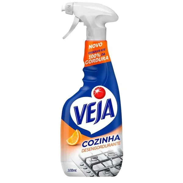 Limpador Desengordurante Spray Laranja Veja 500ml