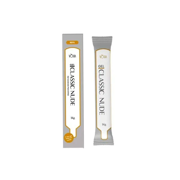 Sachê Gel Classic Nude Bisnaga Refil 14g - Vòlia