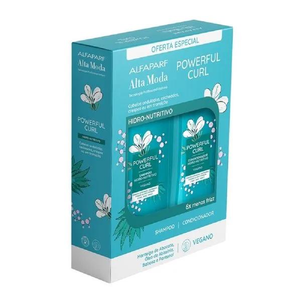 Shampoo + Condicionador Alta Moda Powerful Curl 300ml