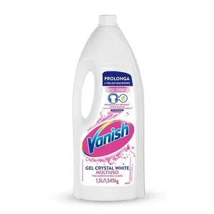 Tira Mancha Vanish Líquido Crystal White 1,5L para Roupas Brancas Tira Manchas Vanish Líquido Crystal White 1,5L para Roupas Brancas