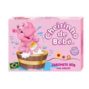 Sabonete Infantil Cheirinho De Bebê Rosa 80g
