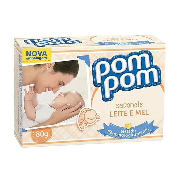 Pom Pom Sab 80G Leite E Mel