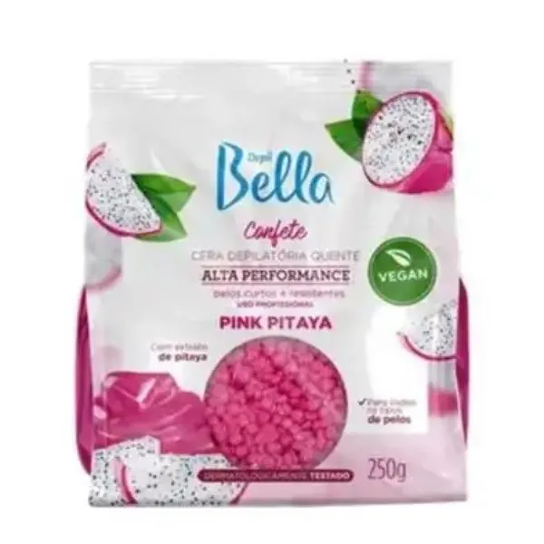 Cera Depilatória Confete Pink Depil Bella 250G